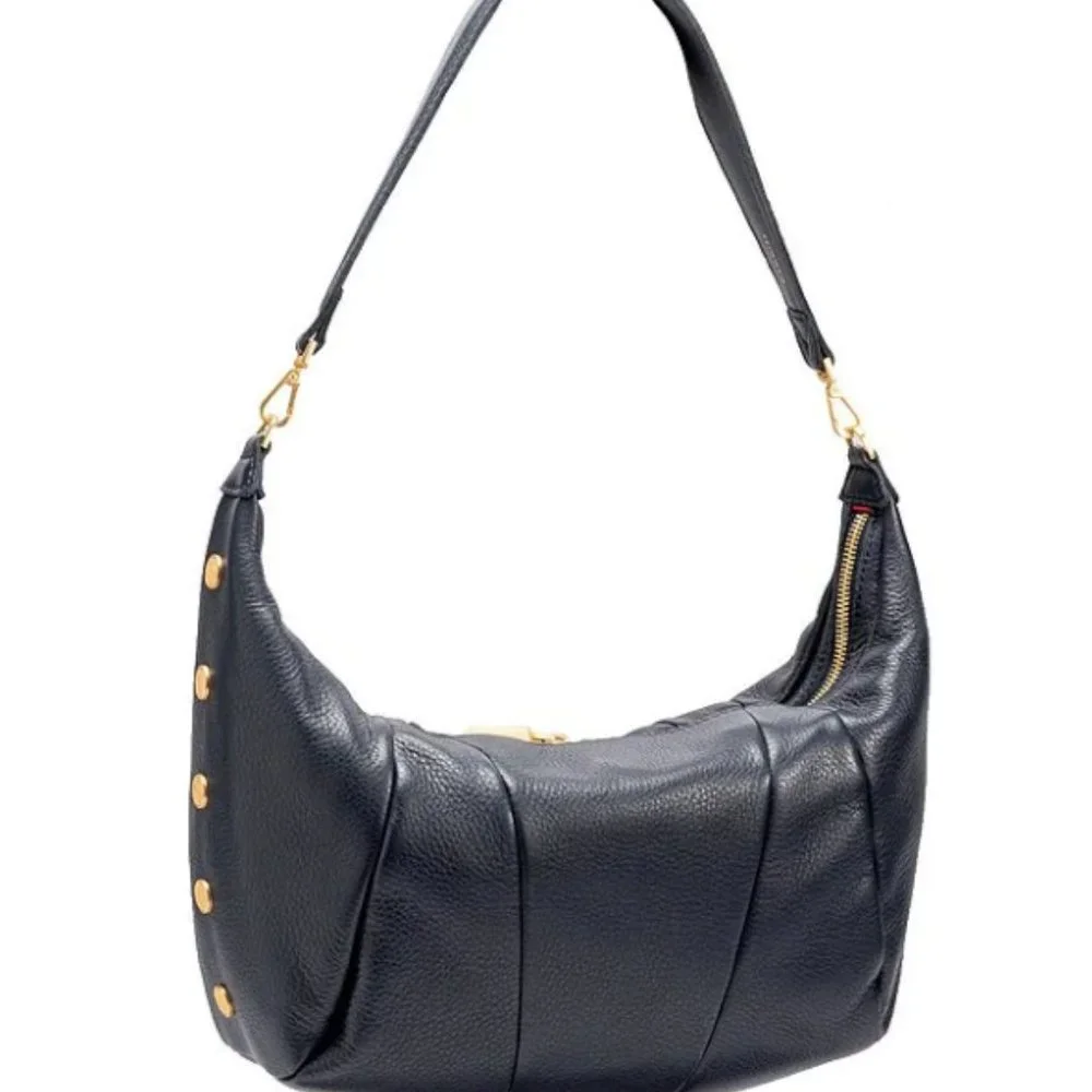Hammitt MORGAN Blue Pebbled Leather Crossbody Bag NWT - Picture 3 of 13